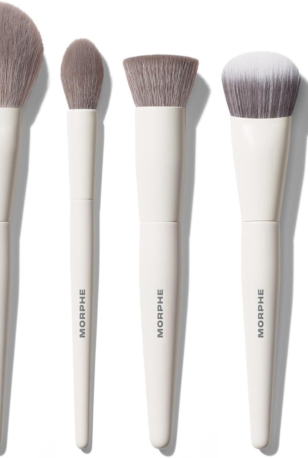 Morphe Portrait Mode 5 Piece Makeup Brush Set - Professional Makeup Brushes for Foundation, Concealer, Powder, Bronzer - Expertly Engineered Face Brush Kit for Smooth, Streak-Free Application (5 ct)