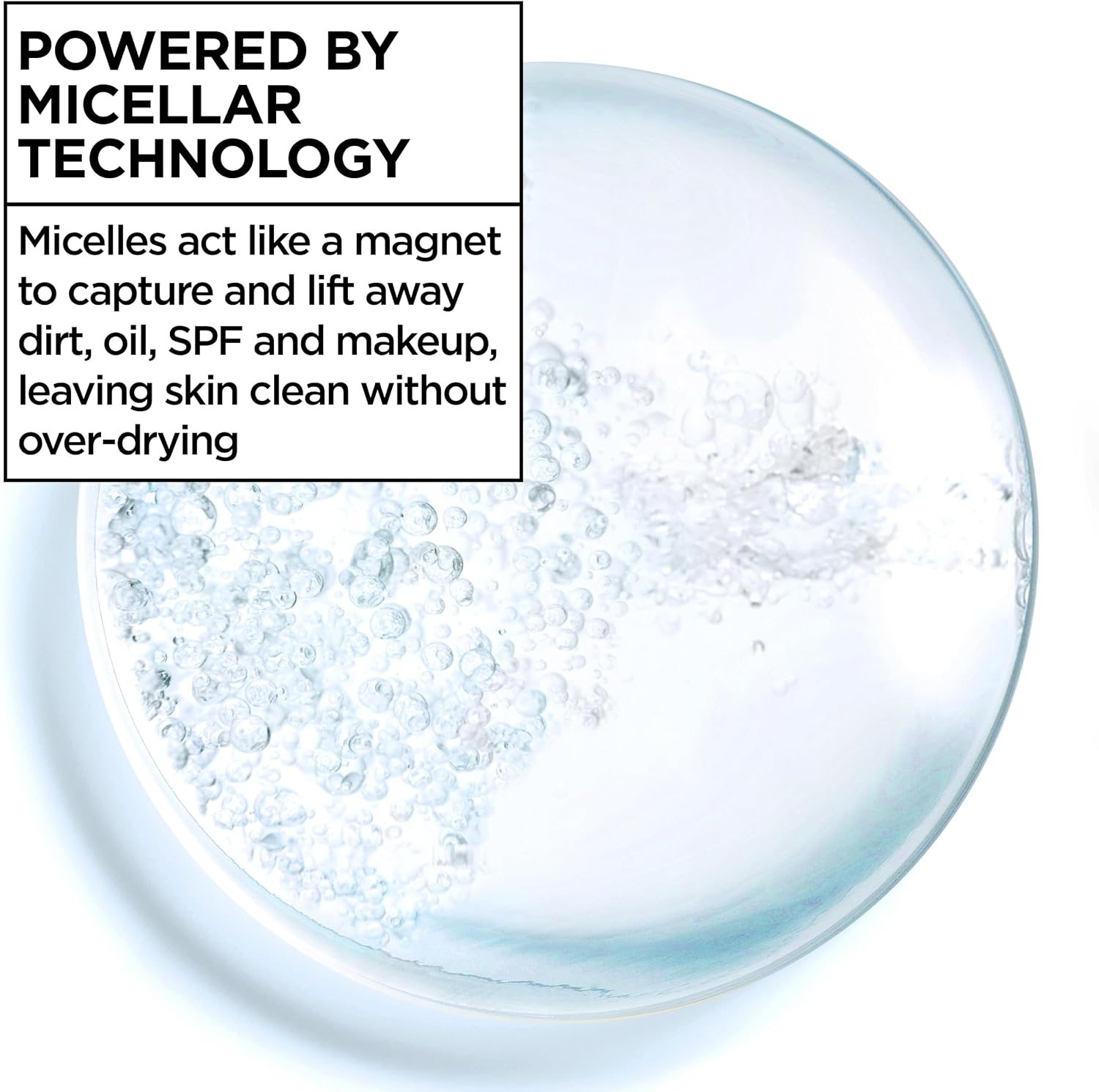 Garnier SkinActive Micellar Water For Waterproof Makeup, Facial Cleanser & Makeup Remover, 13.5 Fl Oz (400mL), 1 Count (Packaging May Vary) - Image 5